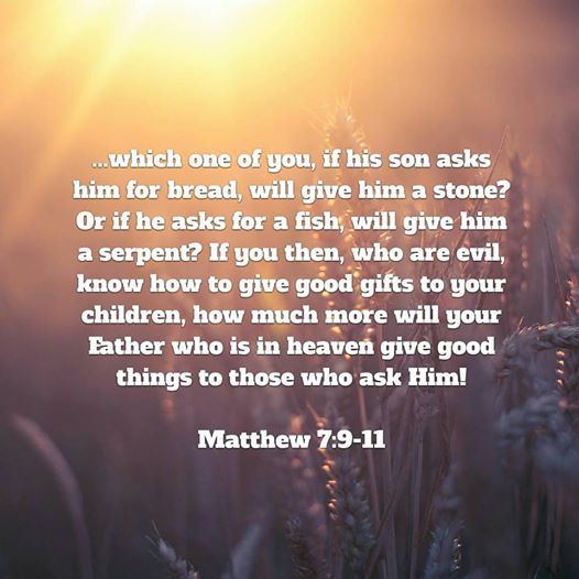 Matt 7,9-11 - ask God